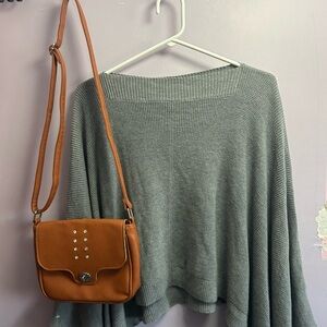 lululemon athletica Gray Poncho Sweater